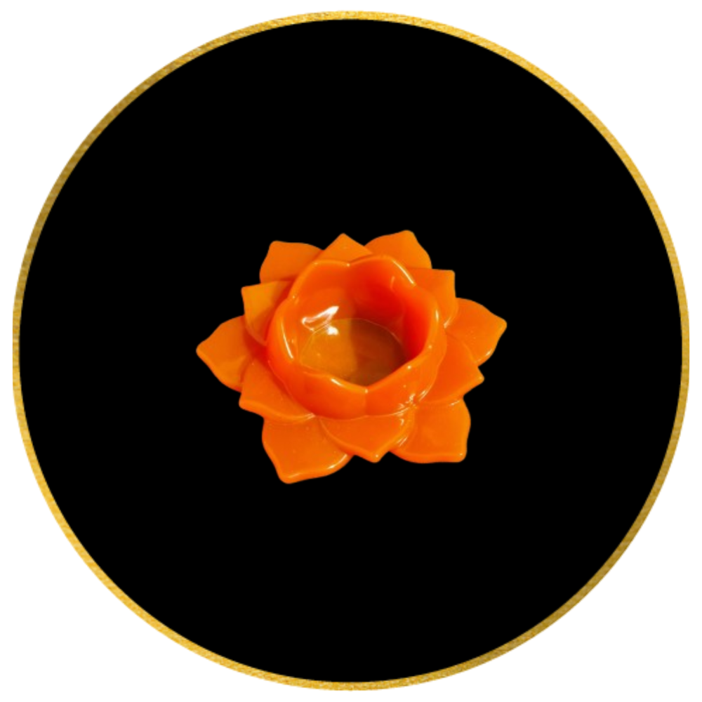 Świecznik Deep Orange