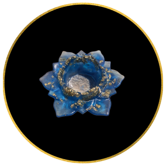 Świecznik Magic Blue