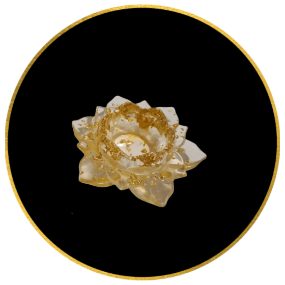 Świecznik Clear Gold