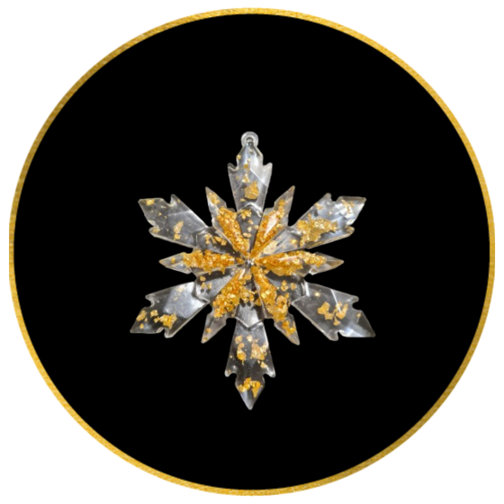 Śnieżynka Clear Gold